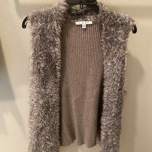 CAbi Vest Shaggy Fur Alpaca Mohair
